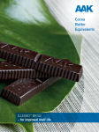來自AAK的可可脂等等物-您的巧克力業務的自然選擇