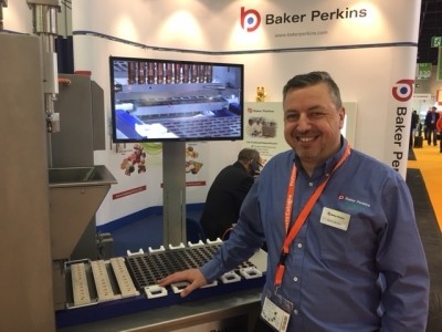 Dave Symonds, Baker Perkins 2017年ProSweets的區域銷售經理。