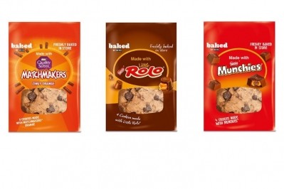 Rich's Baked“Made With”紅娘，Rolo和Munchies是針對82%的英國人誰想用甜的ISB(商店麵包店)產品犒勞自己。圖片:豐富的