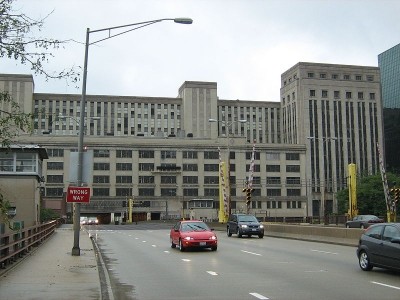 舊的郵政總局在芝加哥市中心。圖片:老芝加哥郵局