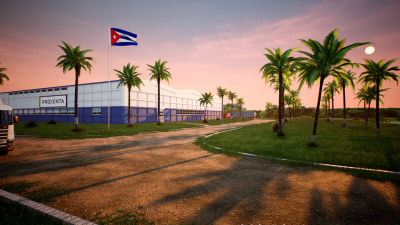 藝術家對古巴生產工廠的印象。照片:Proxenta。