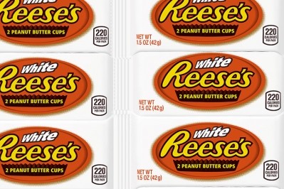 嚴格來說，包裝上稱這款產品為“白色裏斯”(White Reese's)，而不是“白色”和“巧克力”的組合。圖片來源:flickr/Neil Crosby