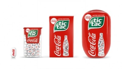 可口可樂Tic tac將在70個國家在有限的時間內。費列羅在100多個國家銷售其標誌性的薄荷糖。圖片:費列羅集團