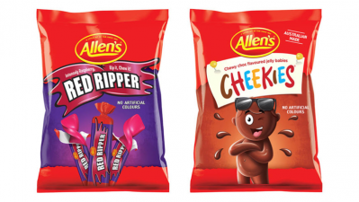 Allen's咀嚼棒棒糖的生產將轉移到澳大利亞。圖片:雀巢
