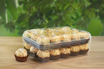 Ferrero Rocher的新型環保包裝。圖片：Ferrero Group