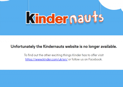 Kindernauts網站目前離線因為ASA的裁決