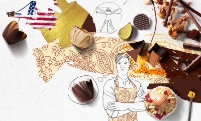 Callebaut的“日常靈感”指南也有蒙娜麗莎的裝飾。圖片:Barry Callebaut