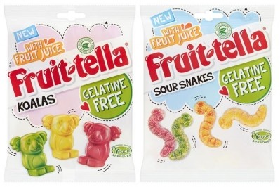 意大利糖果店Perfetti Van Melle在英國推出了一係列新的素食果凍。PIC：PVM.