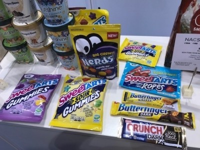 去年在芝加哥NACS展會上看到的一些Nestlé的糖果品牌。圖片:CN