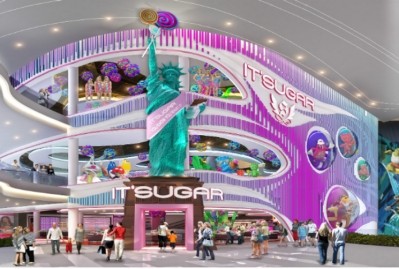 美國夢超級綜合體中的IT'SUGAR占地22k平方英尺，將比5月份宣布的拉斯維加斯大道上的旗艦店大近4倍。