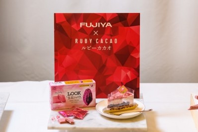 紅寶石巧克力在日本本地和國際糖果和烘焙公司(如藤屋)中的受歡迎程度正在飆升。©Barry Callebaut / Fujiya