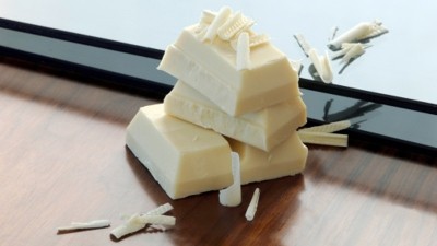 印度植物巧克力公司CARRA推出首款不含乳製品的白巧克力棒。©蓋蒂圖片社