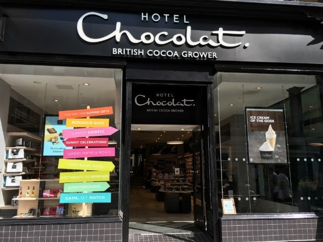 由於冠狀病毒大流行，巧克力酒店不得不在複活節期間關閉其高街商店。圖片:酒店巧克力