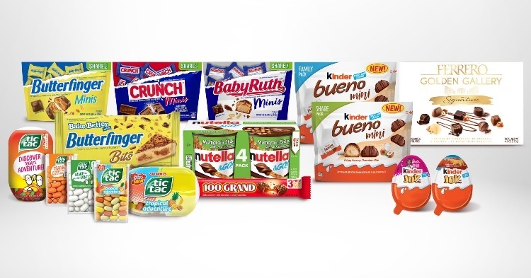 在今年的糖果和零食博覽會上，費列羅在其品牌組合中的一些創新和舉措。圖片:費列羅＂>
         <figcaption class=