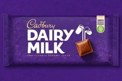 Cadbury Dairy Milk Sharing Bars的規模減少了10％。圖片：Mondelēz國際
