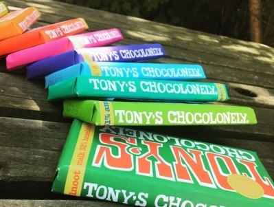 托尼巧克力在英國推出了第一個廣告活動。圖片:ConfectioneryNews＂></span><span class=